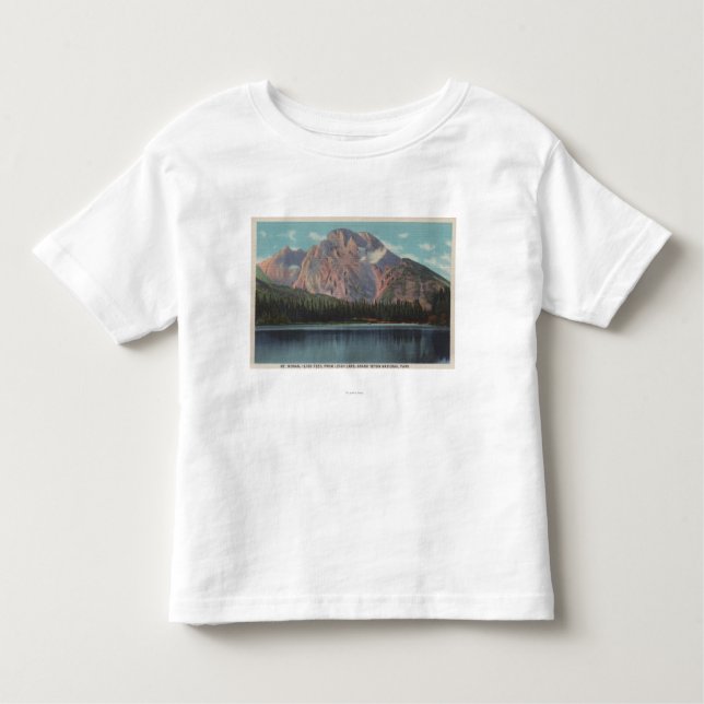 IdahoView von Mt. Moran von Leigh LakeIdaho Kleinkind T-shirt (Vorderseite)