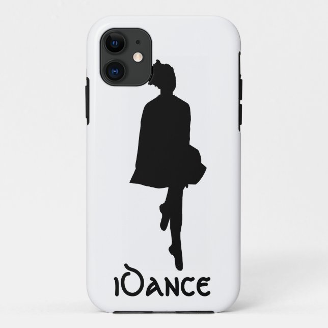 iDance irische Tänzer-Silhouette Case-Mate iPhone Hülle (Rückseite)