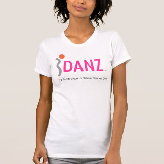 iDANZ Logo-weißes Unterhemd angepasst