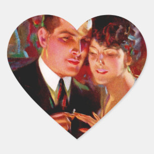 Ide Collars Herz-Aufkleber