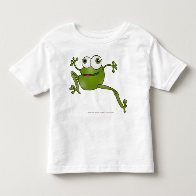 Ide Zmija Zaba - laufende Schlange - Frosch Kleinkind T-shirt (Vorderseite)