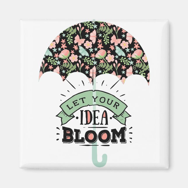 Idea Bloom Umbrella Magnet (Vorne)