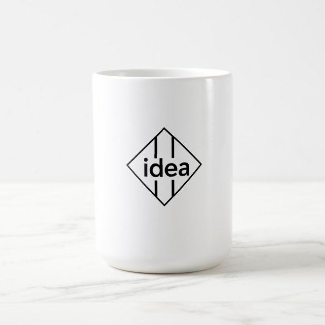 IDEA-Schriftzug-Design Kaffeetasse (Mittel)