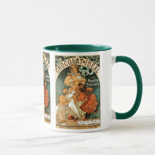 Ideal Alphonse (Alfons) Mucha Chocolat Tasse