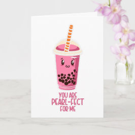 Ideal für mich boba Perltee kawaii niedlich Karte