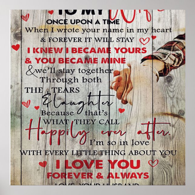 Ideale Dekoration | Auf meinen Ehefrau schreiben | (Vorne)