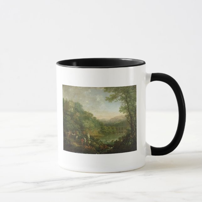 Ideale Landschaft, 1776 Tasse (Rechts)