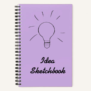 Ideale Light Lila Sketchbook Notebook Notizbuch