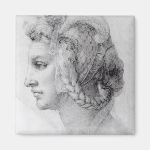 Idealer Kopf einer Frau, c.1525-28 Magnet