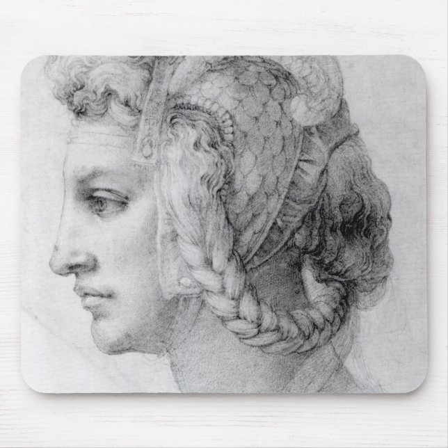 Idealer Kopf einer Frau, c.1525-28 Mousepad (Vorne)