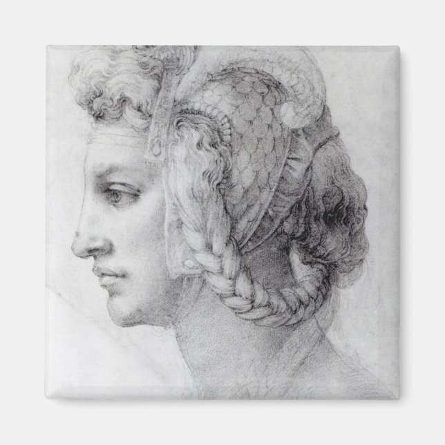 Idealer Leiter einer Frau, c.1525-28 Magnet (Vorne)