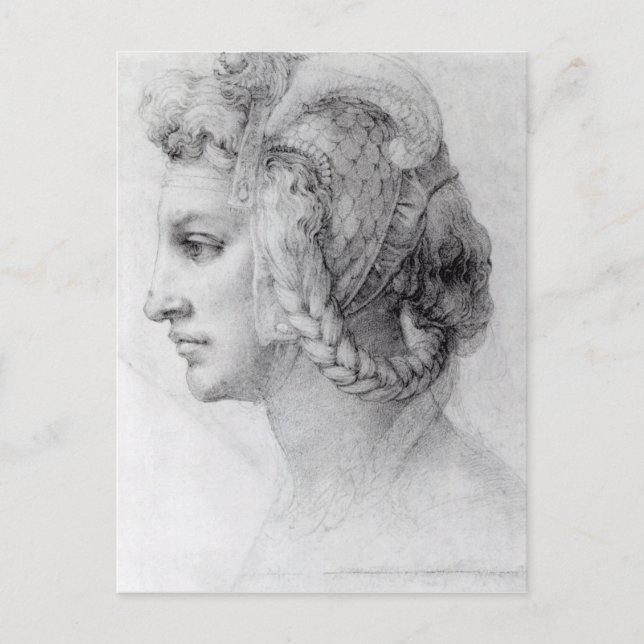 Idealer Leiter einer Frau, c.1525-28 Postkarte (Vorderseite)
