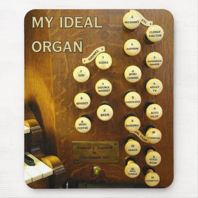 Ideales Organ mousepad (Vorne)