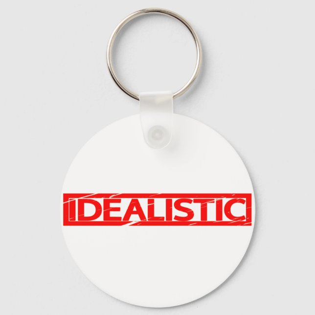 Idealistische Briefmarke Schlüsselanhänger (Vorderseite)