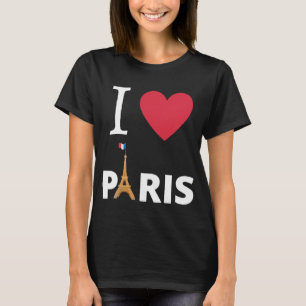 Idee Geschenk Reise: I Love Paris, Psg, Frankreich T-Shirt