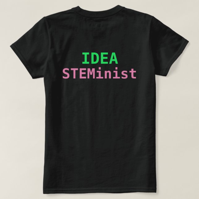 IDEE STEMinist T-Shirt (Design Rückseite)