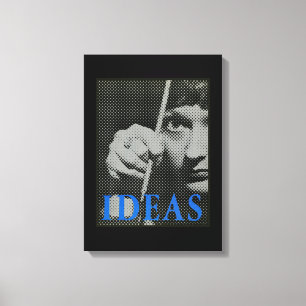 Ideen - 1981 Promo-Grafik Leinwanddruck