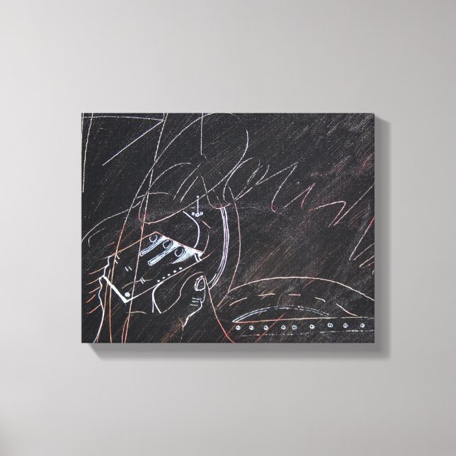 Ideen Blanches und Tableaux Noirs 3 Detail Leinwan Leinwanddruck (Vorderseite)