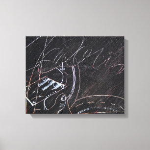 Ideen Blanches und Tableaux Noirs 3 Detail Leinwan Leinwanddruck