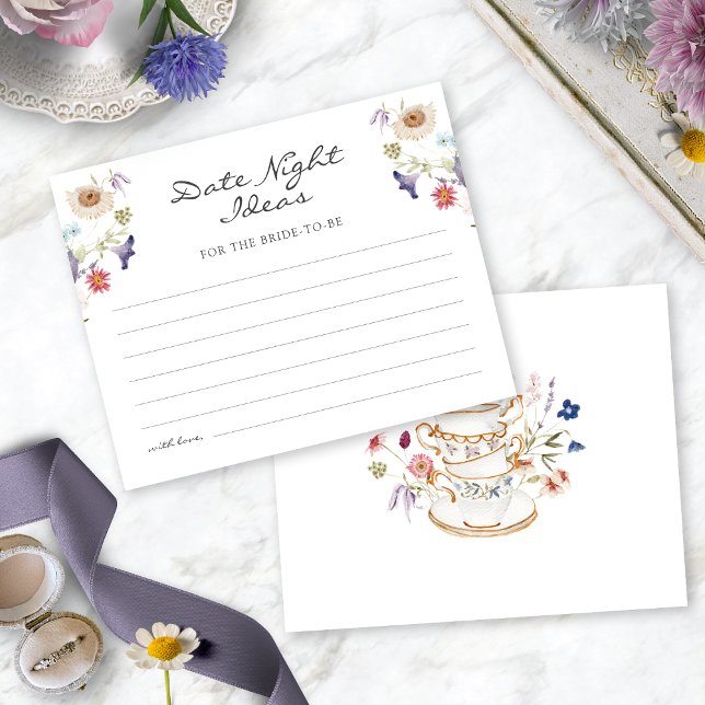 Ideen für die Tea Date Night (Floral Tea Party Date Night Ideas by Painted Paperie
)