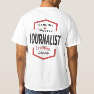 Ideen für journalistische Logokombinationen. T-Shirt