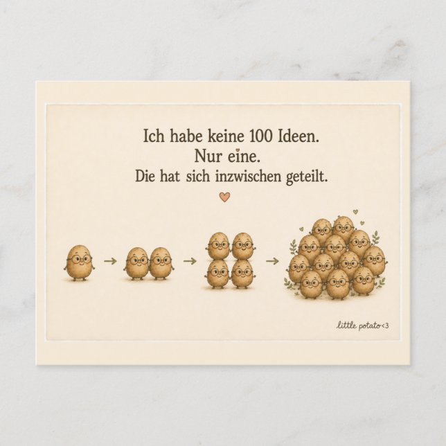 Ideen Postkarte (Vorderseite)
