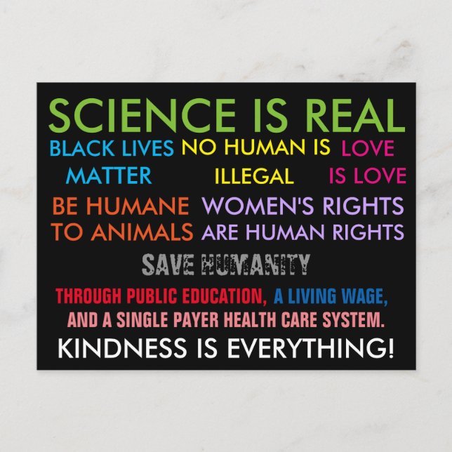 Ideen Trumps Postkarte (Vorderseite)