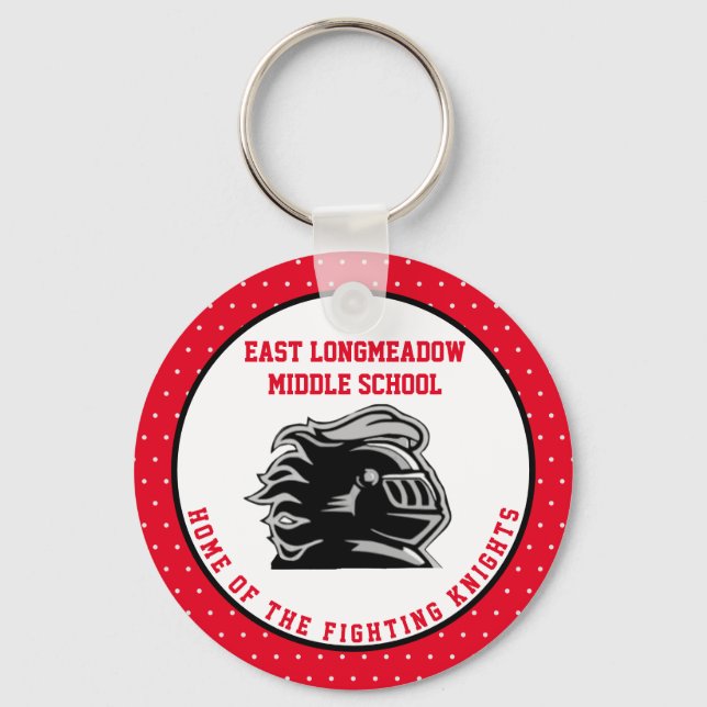 Ideen von PTO-Fundraisern für benutzerdefinierte M Schlüsselanhänger (Vorderseite)