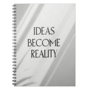 Ideen werden zum Reality Journal - Einfache Inspir Notizblock