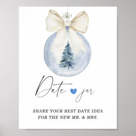 Ideen zum Wintertag. Date Jar Bridgame Poster