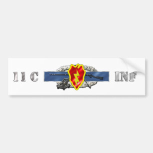 Identifikation DER INFANTERIE-11C 25. Autoaufkleber