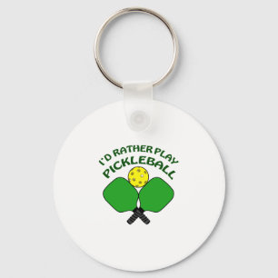 Identifikation Spiel Pickleball eher Schlüsselanhänger