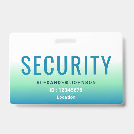 Identifikation von Sicherheitsmitarbeitern Einfach Ausweis