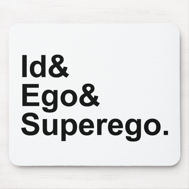 Identifikations-EgoSuperego | drei Teile der Mousepad (Vorne)