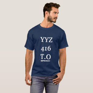 Identifikations-Shirts - Toronto (Marineblau) T-Shirt
