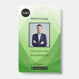 Identifizierungsnummer des grünen Abstrakten Mitar Ausweis