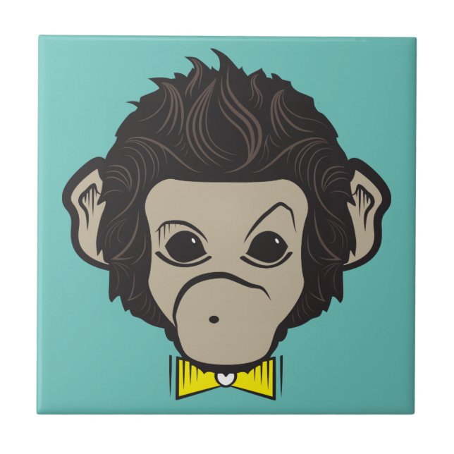 identischer Affe Fliese (Vorderseite)