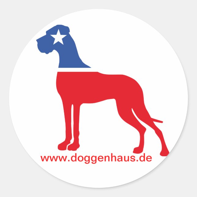 Identität der Großzüchterin Runder Aufkleber (Vorderseite)