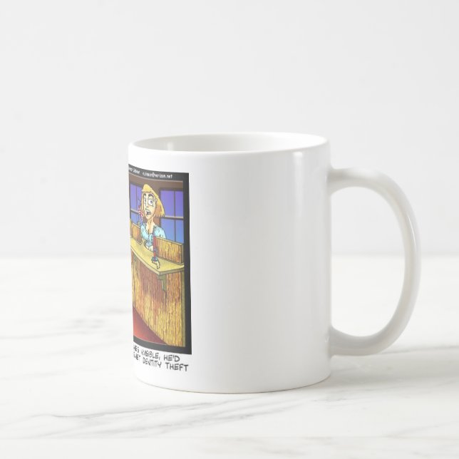 Identitätsdiebstahl Funny Geschenke T-Shirts & Sam Kaffeetasse (Rechts)