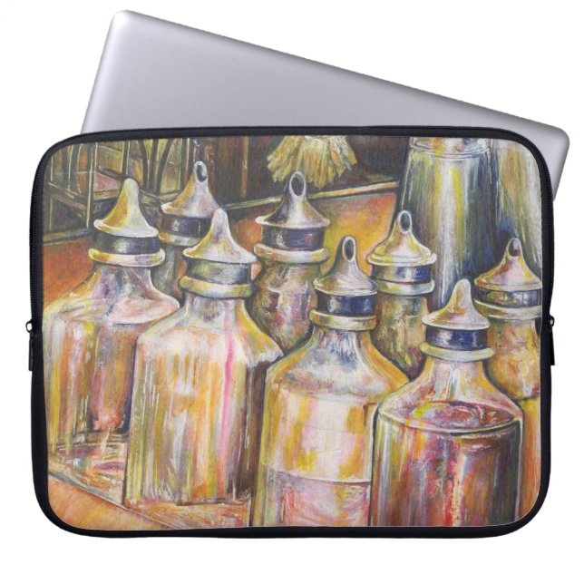 Ideologie des goldenen Lichts Laptopschutzhülle (Vorderseite)