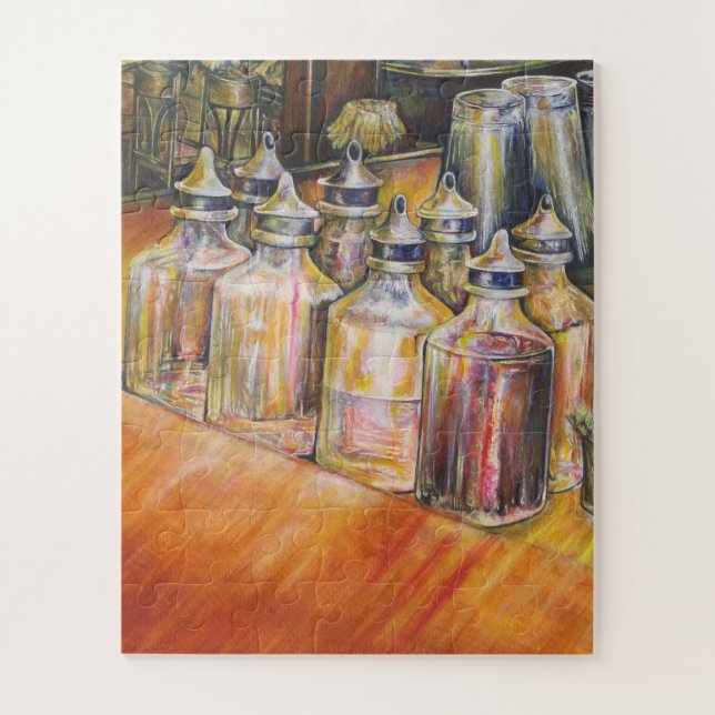 Ideologie des goldenen Lichts Puzzle (Vertikal)