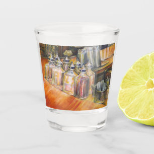 Ideologie des Goldenen Lichts Schnapsglas