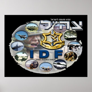 IDF Composite Dark Poster
