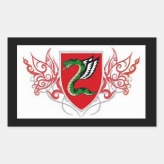 IDF-Gleitschirmaufkleber Rechteckiger Aufkleber