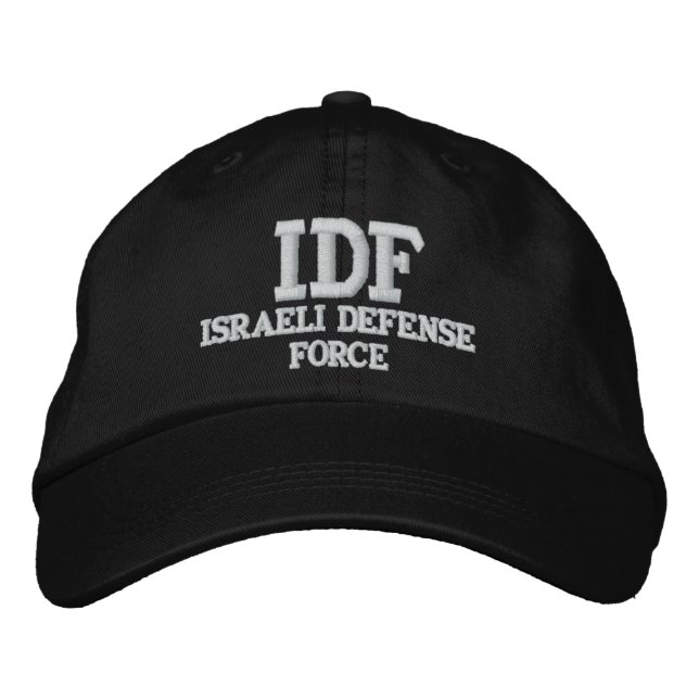 IDF ISRAELI-VERTEIDIGUNGSKRAFT BESTICKTE KAPPE (Vorderseite)