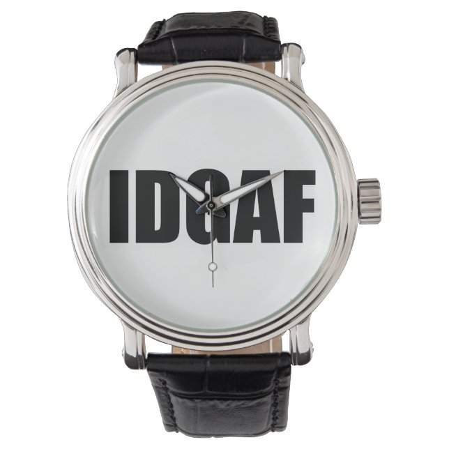 IDGAF ARMBANDUHR (Vorderseite)