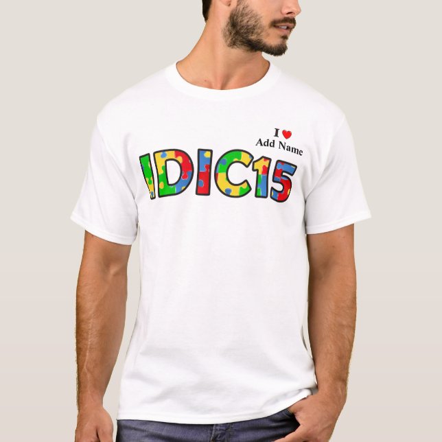 IDIC15 Mens Shirt Multicolor Puzzle Anpassen (Vorderseite)