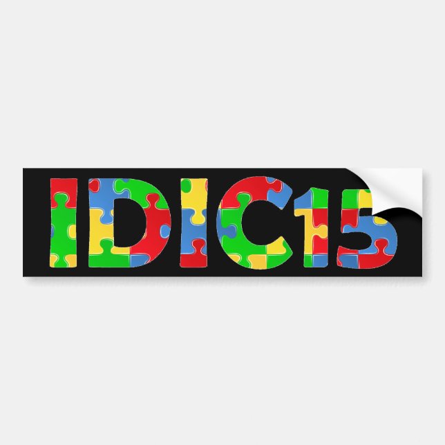IDIC15 Puzzle-Autoaufkleber Autoaufkleber (Vorne)