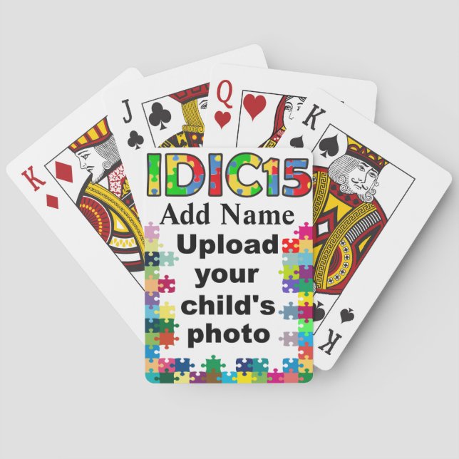 IDIC 15 Spielkarten Puzzle anpassen (Rückseite)