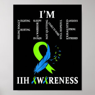 Idiopathische intrakranielle Hypertonie Bewusstsei Poster